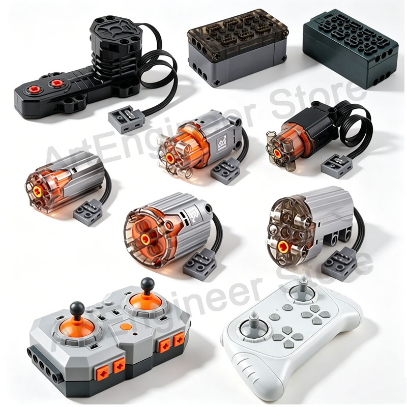 Power Tools Lego - Enhanced 88002 80003 80004 High-Tech Parts
