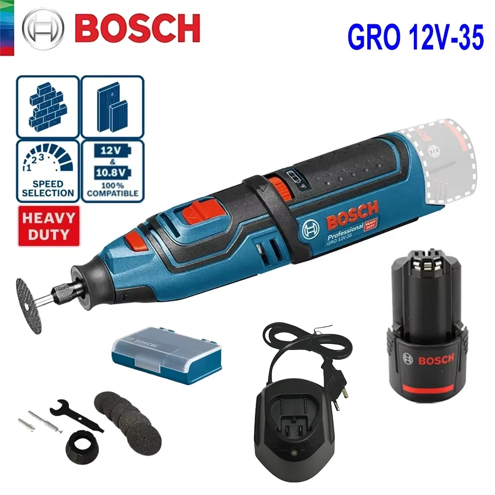 Power Tools Grinder - Bosch GRO 12V-35 Cordless Grinder 12V