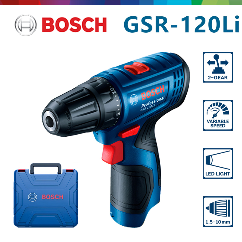 Power Tools Woodworking - Bosch GSR 120-LI 12V Lithium Electric