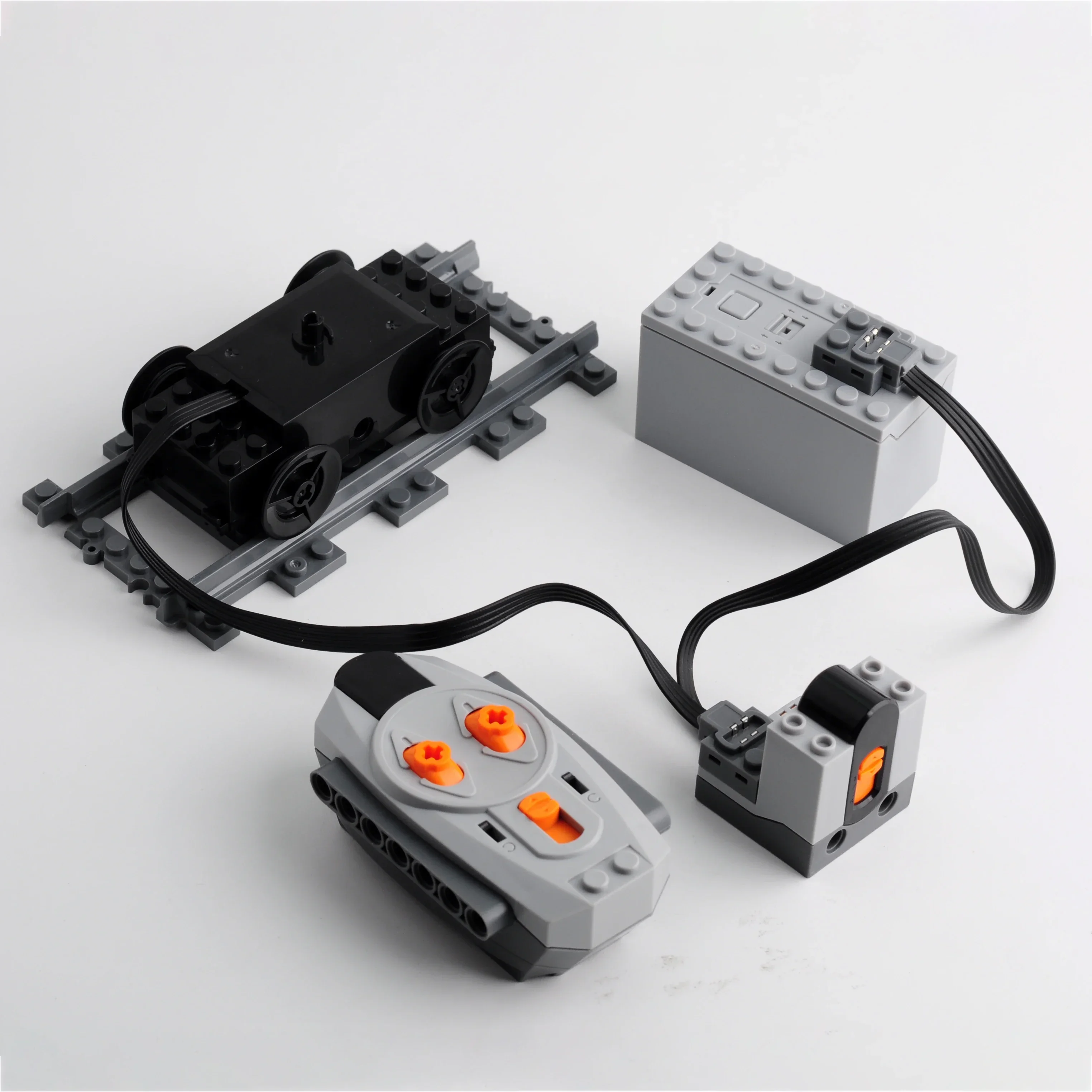 Train Track motor 88002 MOC Te - đánh giá và giá Power Tools Lego