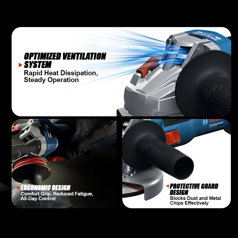 BOSCH GWS 18V-8 Cordless Angle - đánh giá và giá Power Tools Grinder