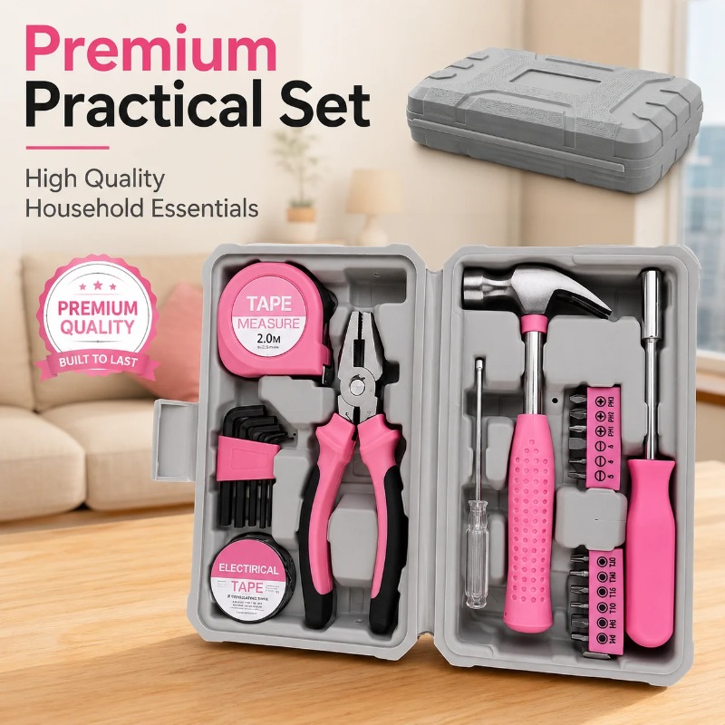 24pc Pink Tool Kit for Women H - đánh giá và giá Power Tools Catalogue