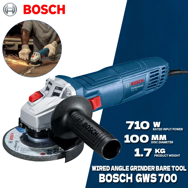 BOSCH GWS 700 Wired Angle Grin - đánh giá và giá Power Tools Grinder