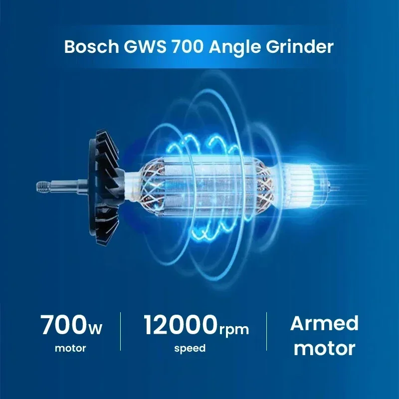 BOSCH GWS 700 Wired Angle Grin - đánh giá và giá Power Tools Grinder