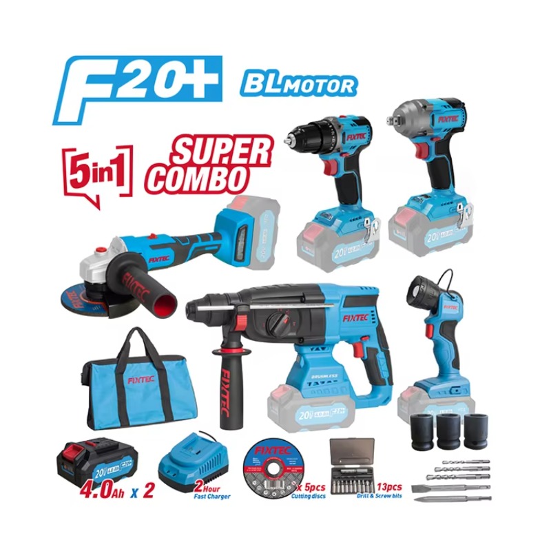 Power Tool Set 20V Cordless Br - đánh giá và giá Combo Power Tools