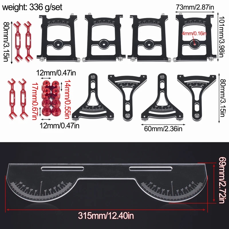RC Aluminum On Road Chassis Se - đánh giá và giá Power Tools Aldi