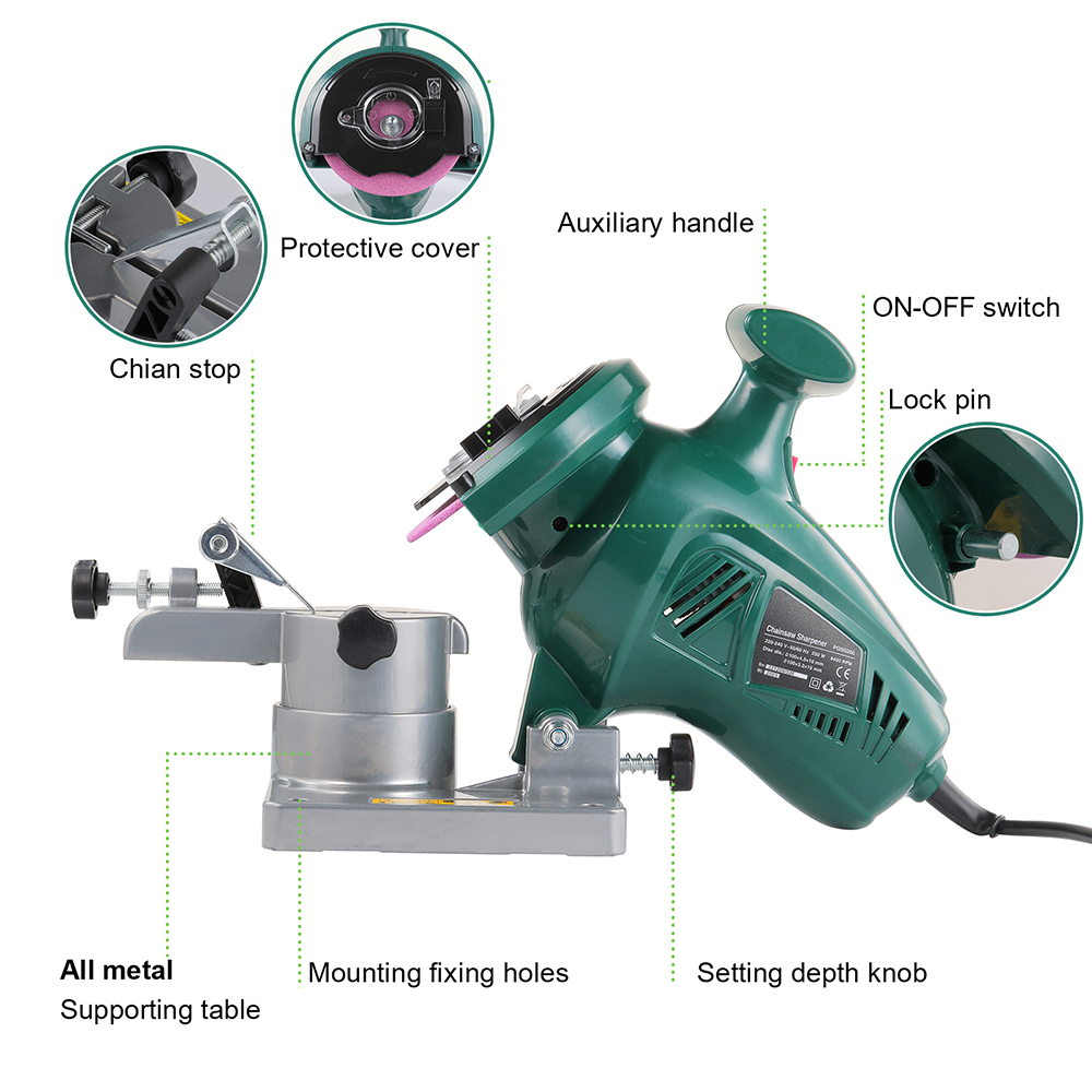 POSENPRO 250W ChainSaw Sharpen - đánh giá và giá Power Tools Brand