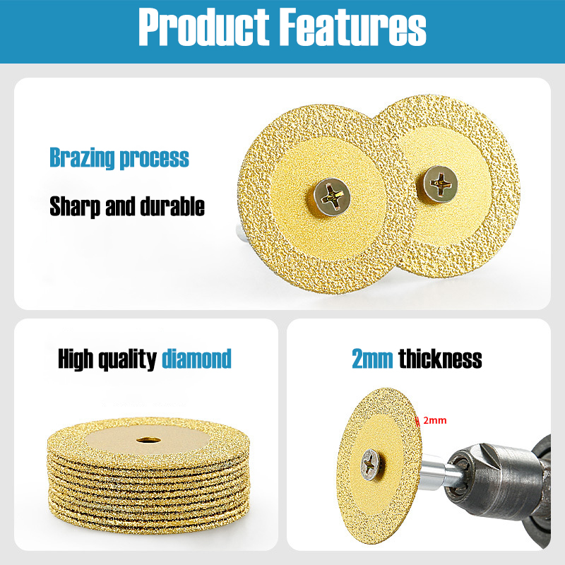 40mm Braze Diamond Saw Blade M - đánh giá và giá Power Tools Grinder