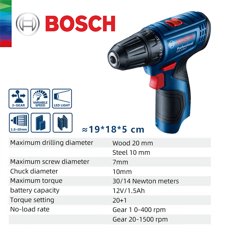 Bosch GSR 120-LI 12V Lithium E - đánh giá và giá Power Tools Woodworking