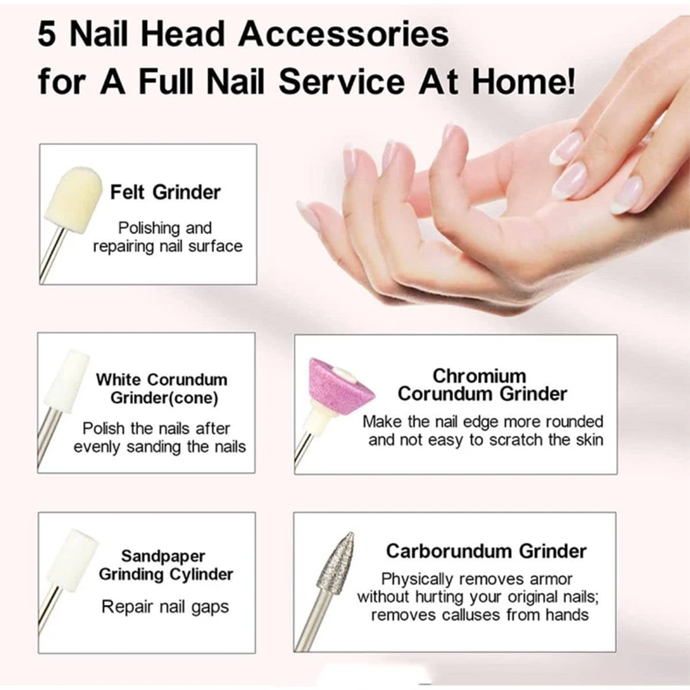 LULAA Portable Manicure Set Fu - đánh giá và giá Combo Power Tools