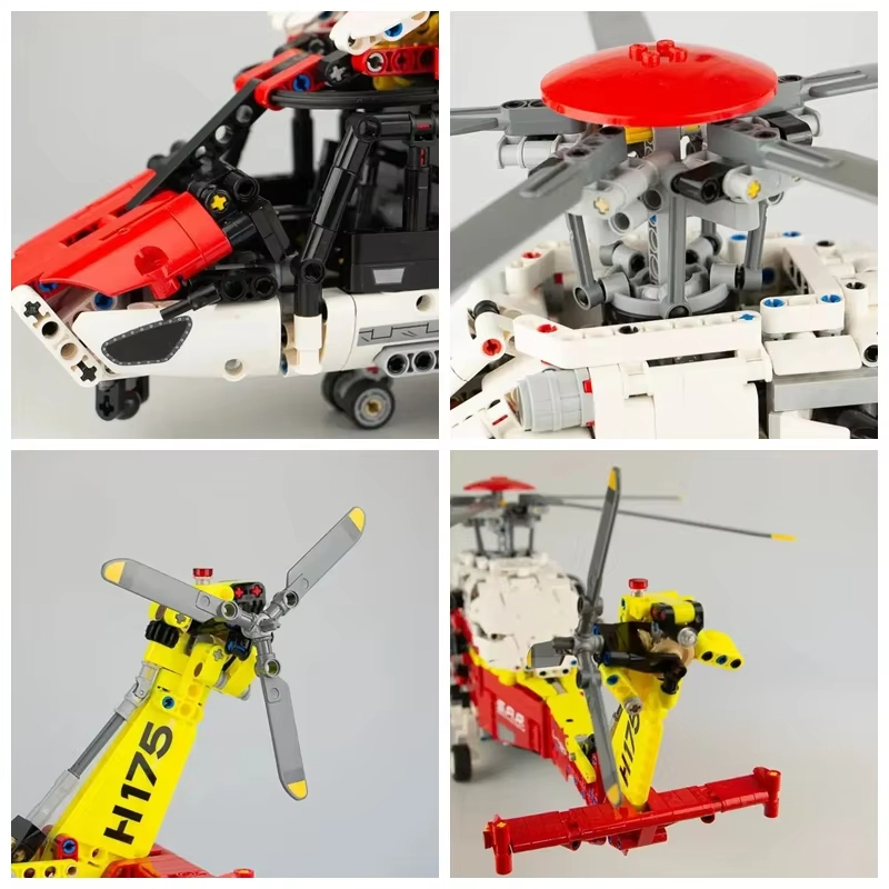 2001PCS Technical Rescue Helic - đánh giá và giá Power Tools Lego
