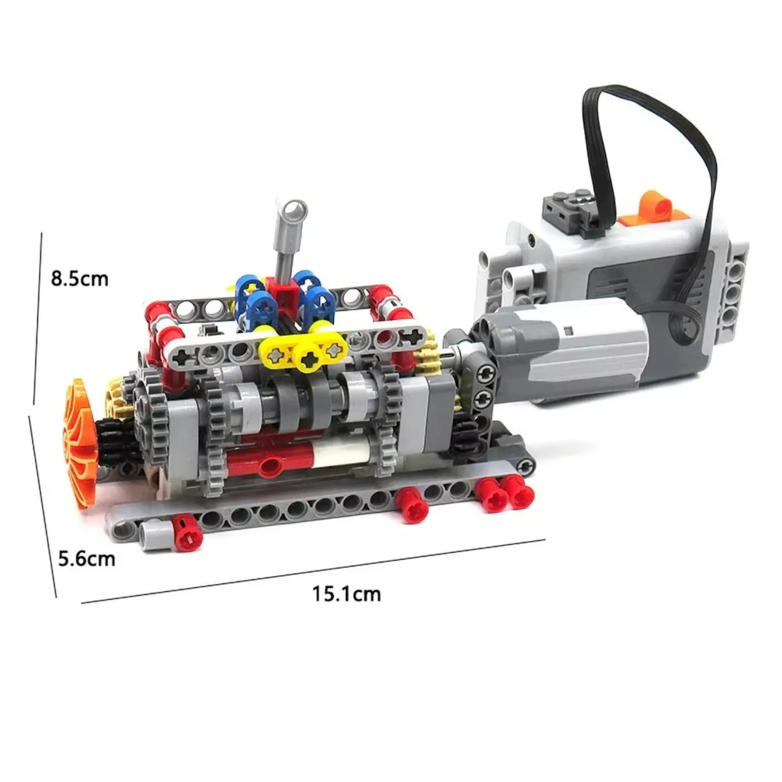 MOC 6-Speed Gearbox Building B - đánh giá và giá Power Tools Lego